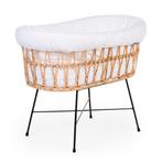 Childhome Rattan Cradle Metal Legs + Mattress + Cover, Kinderen en Baby's, Babywiegjes en Ledikanten, Ophalen of Verzenden, Nieuw