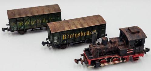 Minitrix, Roco N - 2913, 2323C WEATHERED - Treinset (3) -, Hobby en Vrije tijd, Modeltreinen | N-Spoor
