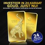24Karaat Massief Goud – slechts € 39,95 per goudbaar, Postzegels en Munten, Penningen en Medailles, Goud