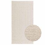 vidaXL Vloerkleed ZIZUR room binnen en buiten 80x150 cm jute, Huis en Inrichting, Verzenden, Nieuw, Crème