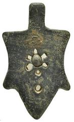 Viking periode Brons - 40 mm - Siglos 9º tot 11º DC Talisman