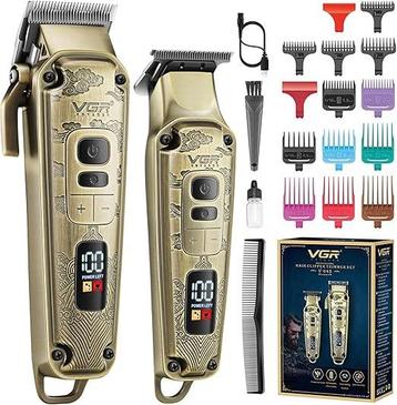 Draadloze Baard - Haar en Grooming Trimmer - LED Display - beschikbaar voor biedingen