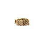 Gouden riem ring met diamant 18 krt, Ophalen of Verzenden, Nieuw