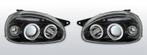 Koplampen Angel Eyes | Opel Corsa B 1993-2000 | zwart, Verzenden, Nieuw, Opel