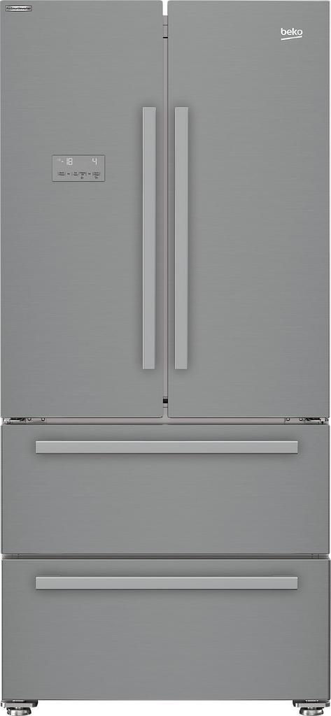 Beko GNE6049XPN amerikaanse koelkast Vrijstaand 539 l E1089, Witgoed en Apparatuur, Koelkasten en IJskasten, Nieuw, 160 cm of meer