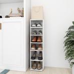vidaXL Schoenenkast 27,5x27x102 cm bewerkt hout hoogglans, Verzenden, Nieuw