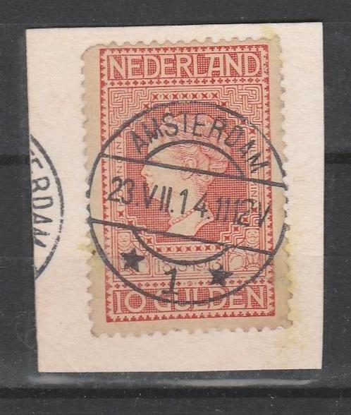 Postzegel Ned 1913 Nr.101 gebruikt zie omschrijving (1417), Postzegels en Munten, Postzegels | Nederland, Gestempeld, Verzenden