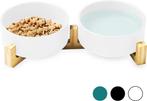 2dekans | Voerbak Hond - Voerbak Kat - Drinkbak - Met Bamboe, Dieren en Toebehoren, Overige Dieren-accessoires, Ophalen of Verzenden