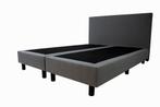 Hotel Boxspring Grijs - Zonder Matras - 180x220 cm, Verzenden, Nieuw, Grijs, Modern