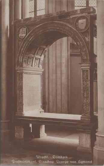 UTRECHT - Domkerk Grafmonument, Bisschop George van Egmond, Verzamelen, Ansichtkaarten | Nederland, Verzenden
