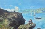Gennaro Francese (1945) - Paesaggio marino, Antiek en Kunst, Kunst | Schilderijen | Klassiek