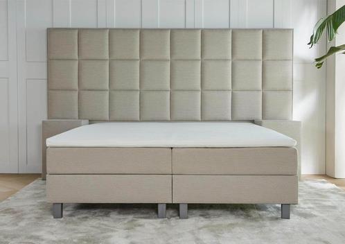 ACTIE! Boxspring Napoli 160 200 Beige, Huis en Inrichting, Slaapkamer | Boxsprings, 160 cm, 200 cm, Beige, Tweepersoons, Nieuw