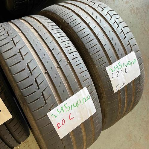 2 x Continental PremiumContact 6 245-40-20 Zomerbanden 5mm, Auto-onderdelen, Banden en Velgen, 20 inch, Zomerbanden, 245 mm, Personenwagen