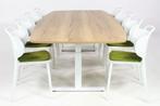 Vergadertafel 260  TUBE wit-eiken 260x120, Ophalen of Verzenden, Nieuw in verpakking