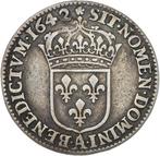 Frankrijk. Louis XIII (1610-1643). 1/12 Écu 1642-A Paris