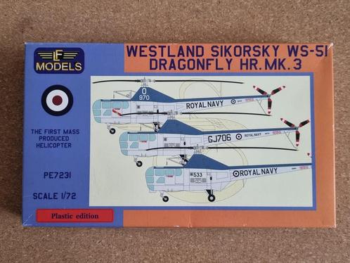 LF Models PE7231 Westland Sikorsky WS-51 1:72, Hobby en Vrije tijd, Modelbouw | Vliegtuigen en Helikopters, Verzenden