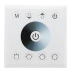 LED dimmer dual channel - wandbediening touch panel - wit, Ophalen of Verzenden, Nieuw