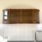 Hangvitrine Janine, uniek art deco stijl kastje, Huis en Inrichting, 100 tot 150 cm, Ophalen of Verzenden, Zo goed als nieuw, Met plank(en)