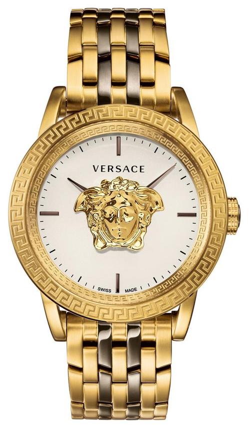 Versace VERD00418 Palazzo heren horloge 43 mm, Sieraden, Tassen en Uiterlijk, Horloges | Heren, Staal, Nieuw, Staal, Overige merken