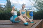 sculptuur, Baddames jaren 50 stijl - 0 cm - hars massief