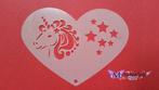 Schmink sjabloon eenhoorn, ijskristal, ster, hart unicorn, Ophalen of Verzenden, Nieuw