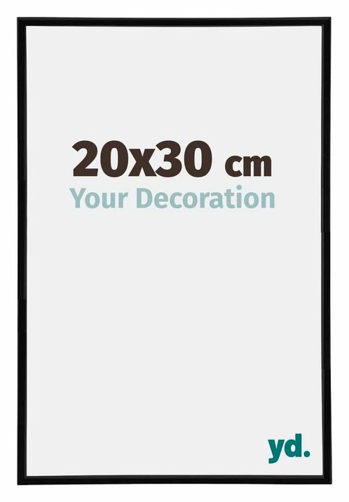 Fotolijst 20x30 cm - Zwart Hoogglans - Kunststof - Annecy, Huis en Inrichting, Woonaccessoires | Lijsten, Nieuw, Verzenden