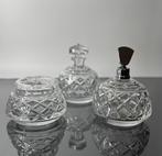 Art Deco Toiletset (3) - Val Saint Lambert - Kristal - Set, Antiek en Kunst, Antiek | Glas en Kristal