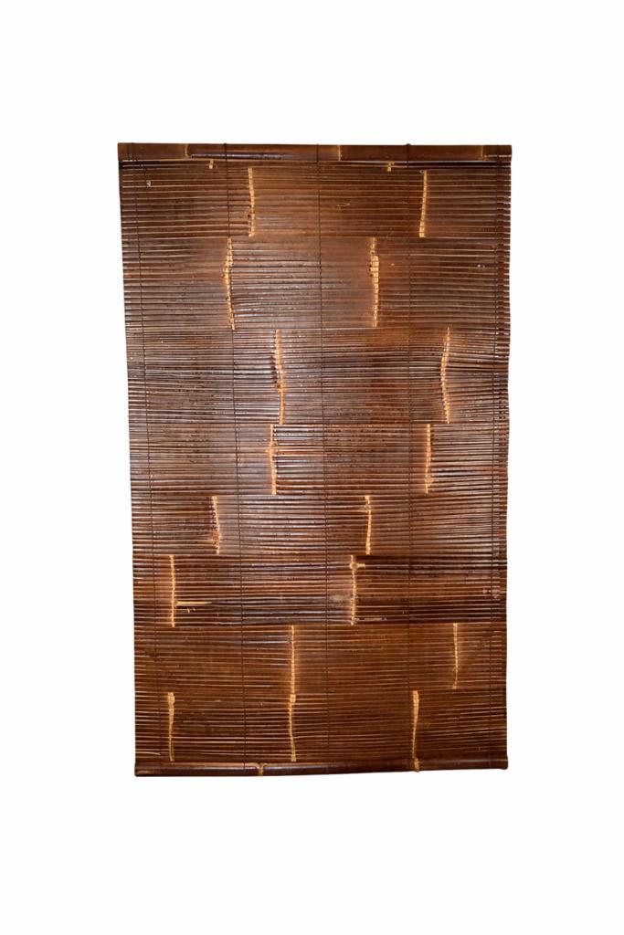 Rolgordijn bamboe zwart 100 x 200 cm, Tuin en Terras, Schuttingen, Verzenden