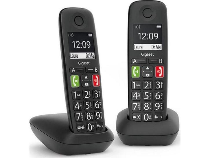 Gigaset E290E - Duo DECT telefoon - Groot verlicht display -, Telecommunicatie, Vaste telefoons | Handsets en Draadloos, Zo goed als nieuw
