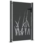 Stalen Poort met Grasdesign - Tweedekansje - Veiligheid +..., Tuin en Terras, Met poort, Nieuw, Ophalen of Verzenden, Tuinhek