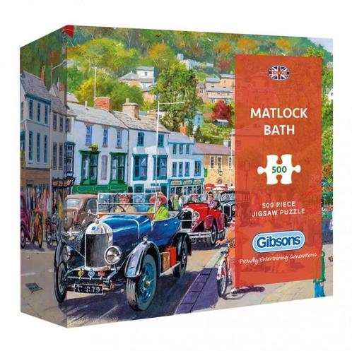 Matlock Bath - Gift Box Puzzel (500 stukjes) | Gibsons -, Hobby en Vrije tijd, Denksport en Puzzels, Nieuw, Verzenden