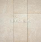 Vloertegel pietrastone tan beige 90x90 gerectificeerd r10, Nieuw, Keramiek, Ophalen of Verzenden, Vloertegels