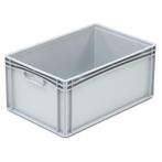 Kratten 60 40, stapelbak, plastic krat 60x40x27, magazijnbak, Nieuw, Minder dan 35 cm, Krat, 40 tot 60 cm