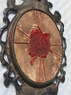Reliekhouder - Brons, Glas, Textiel - 1850-1900 - Presepe di