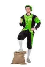 Pieten kostuum Diego zwart/groen, Kleding | Dames, Carnavalskleding en Feestkleding, Ophalen of Verzenden, Nieuw