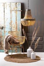 2dekans | light & living hanglamp LUNA kralen – oud wit –, Huis en Inrichting, Lampen | Hanglampen, Ophalen of Verzenden, Zo goed als nieuw