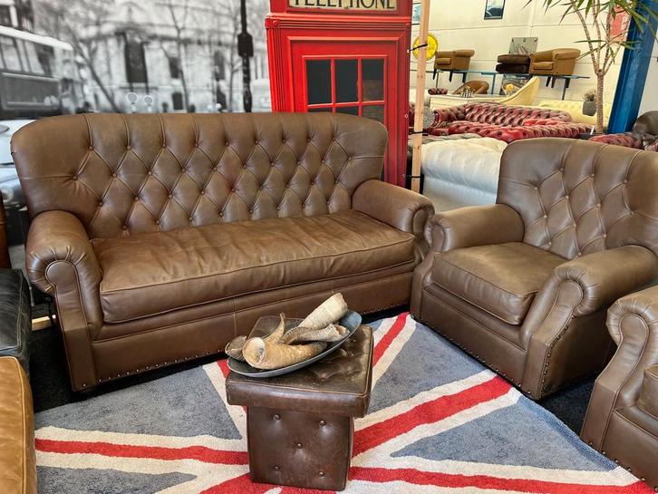 Chesterfield Maarssen Sale week  Chesterfield Bankstel 3-1-1, Huis en Inrichting, Banken | Complete zithoeken, Zo goed als nieuw