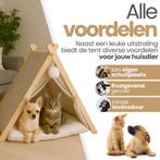 Tipi Tent voor katten of kleine honden Grijs, Ophalen of Verzenden, Nieuw, Overige