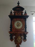 Wandklok - Hout - 1850-1900, Antiek en Kunst, Antiek | Klokken