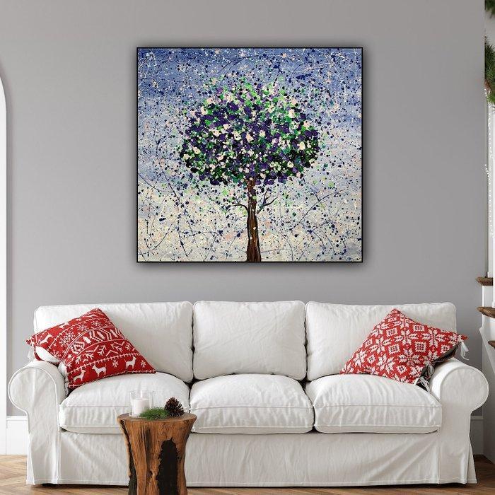 Maria Gubicekova (Maia) - Lilac Tree, N.8 - XL, Antiek en Kunst, Kunst | Schilderijen | Modern