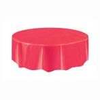 Rood Tafelkleed Rond 2,13m, Verzenden, Nieuw