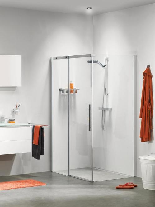 Sealskin Slider Schuifdeur met zijwand, 1180x880mm, 8mm glas, Doe-het-zelf en Verbouw, Sanitair, Douche, Nieuw, Glas, Ophalen of Verzenden