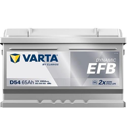 Varta Auto accu 12 volt 65 Ah EFB Dynamic type D54, Auto-onderdelen, Accu's en Toebehoren, Nieuw, Ophalen of Verzenden