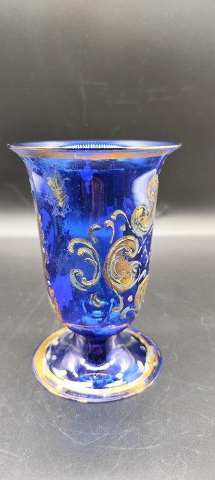 Kelk - Handgemaakte decoratie op glas van Murano uit de 19e, Antiek en Kunst, Antiek | Glas en Kristal
