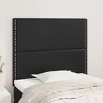 vidaXL Hoofdborden 2 st 80x5x78/88 cm kunstleer zwart, Verzenden, Nieuw, Zwart, Overige materialen