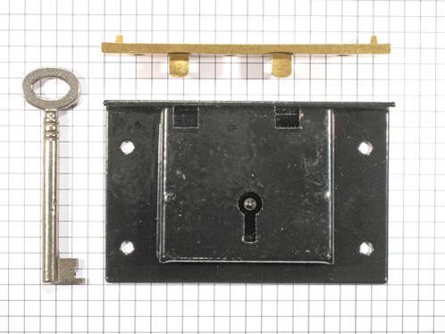 Kistslot ijzer 56x89mm penmaat 30 mm, Doe-het-zelf en Verbouw, Hang- en Sluitwerk, Nieuw, Ophalen of Verzenden