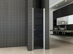 Douche nisdeur met profiel 60 x 202cm met 8mm NANO rookglas, Verzenden, Nieuw