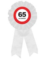 Rozet Verkeersbord 65 Jaar and Groovy, Ophalen of Verzenden, Nieuw