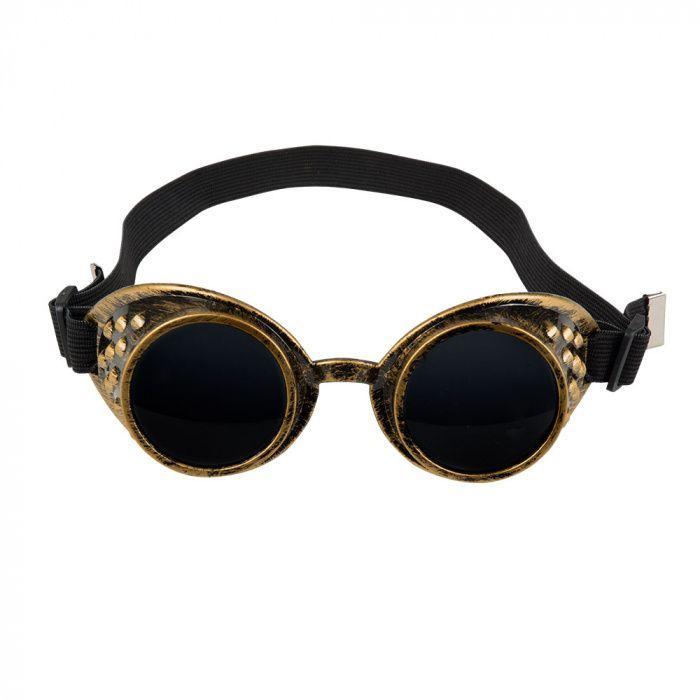 Steampunk bril, Hobby en Vrije tijd, Feestartikelen, Feestartikel, Nieuw, Verzenden