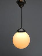 Plafondlamp - Opaline glas - Schoollamp, Antiek en Kunst
